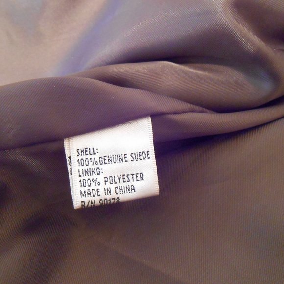 Yvonne Marie Shiny Bronze Suede Jacket - Picture 4 of 7